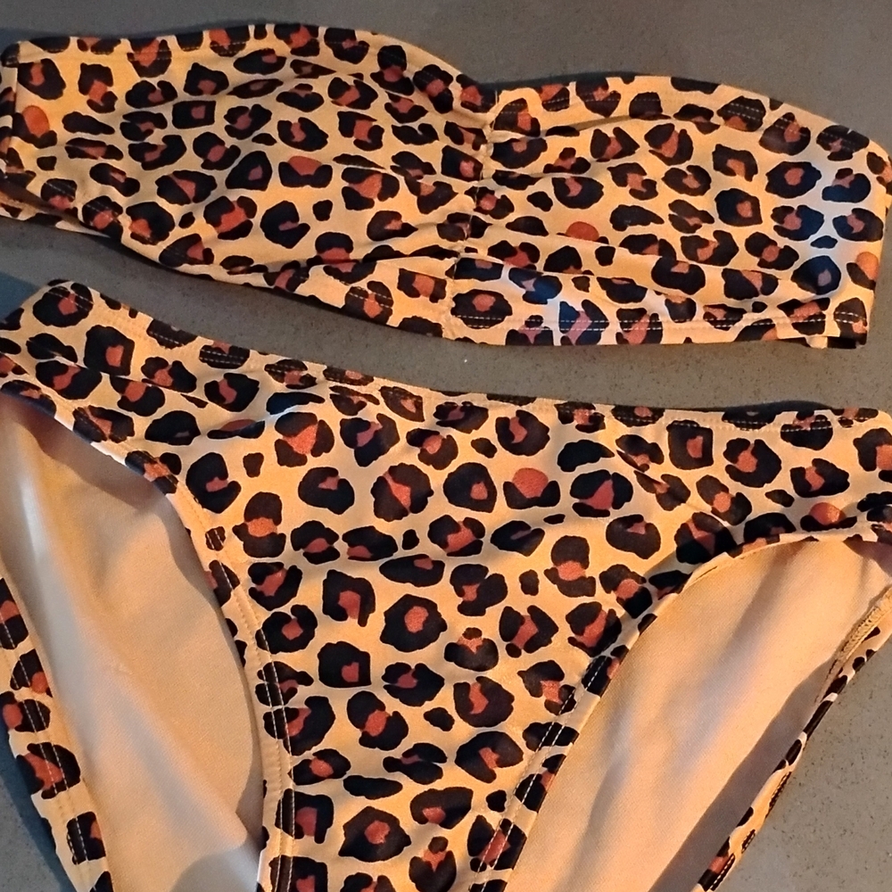 Leopard Print Bikini Set